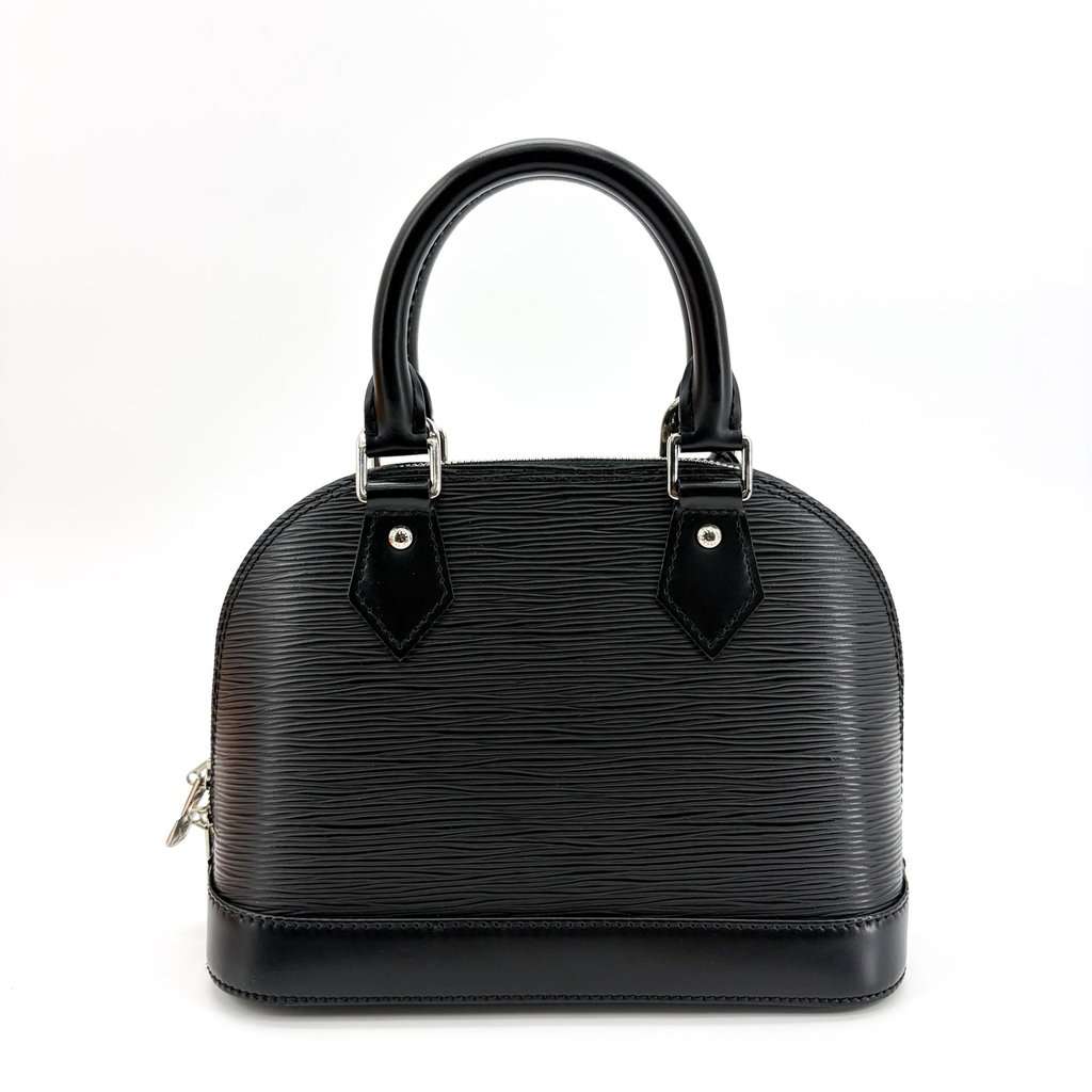 Louis Vuitton Alma BB Effie Black Black Leather Very good - Inside View