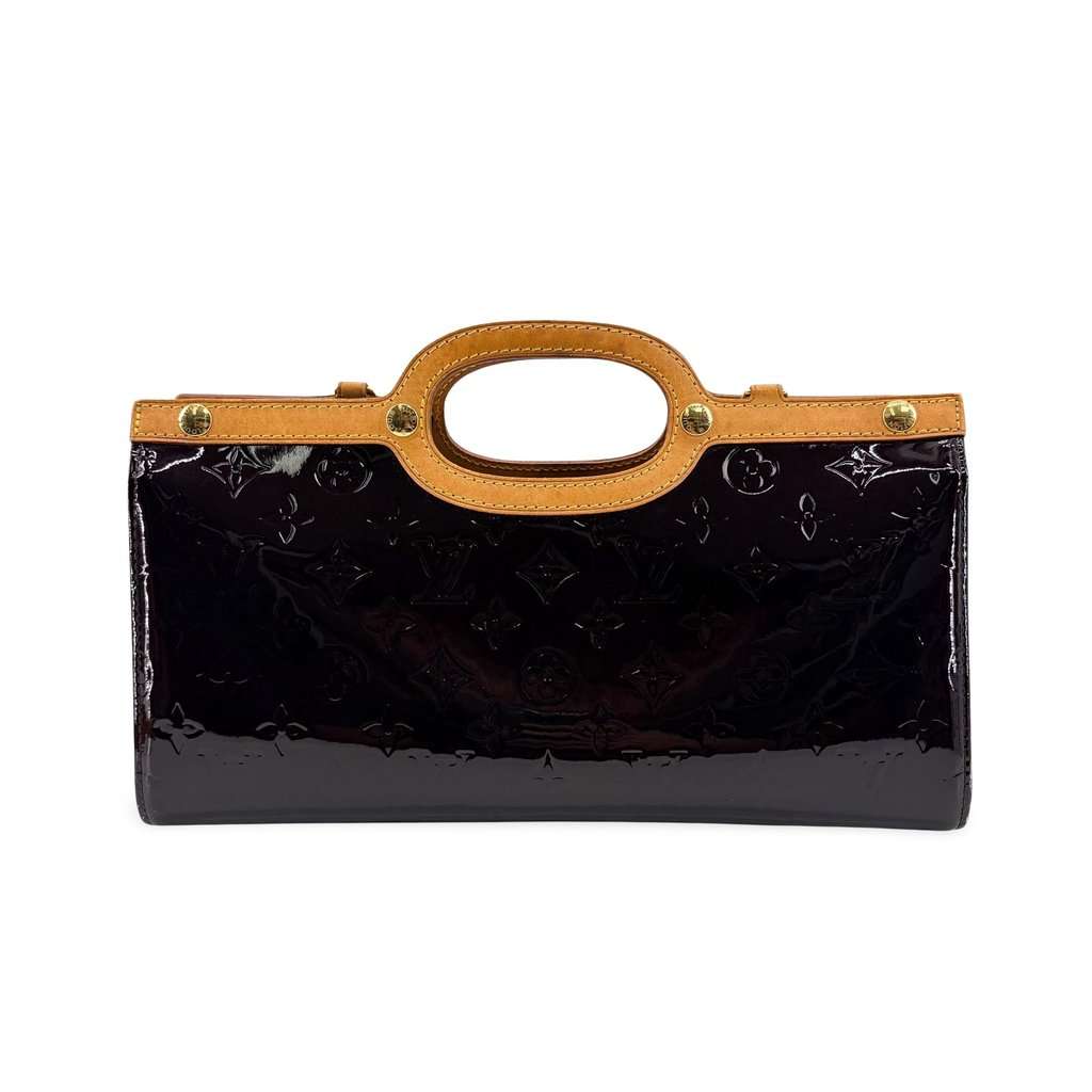 Louis Vuitton Monogram Vernis Roxbury Drive Amalante Brown Leather Good - Front View