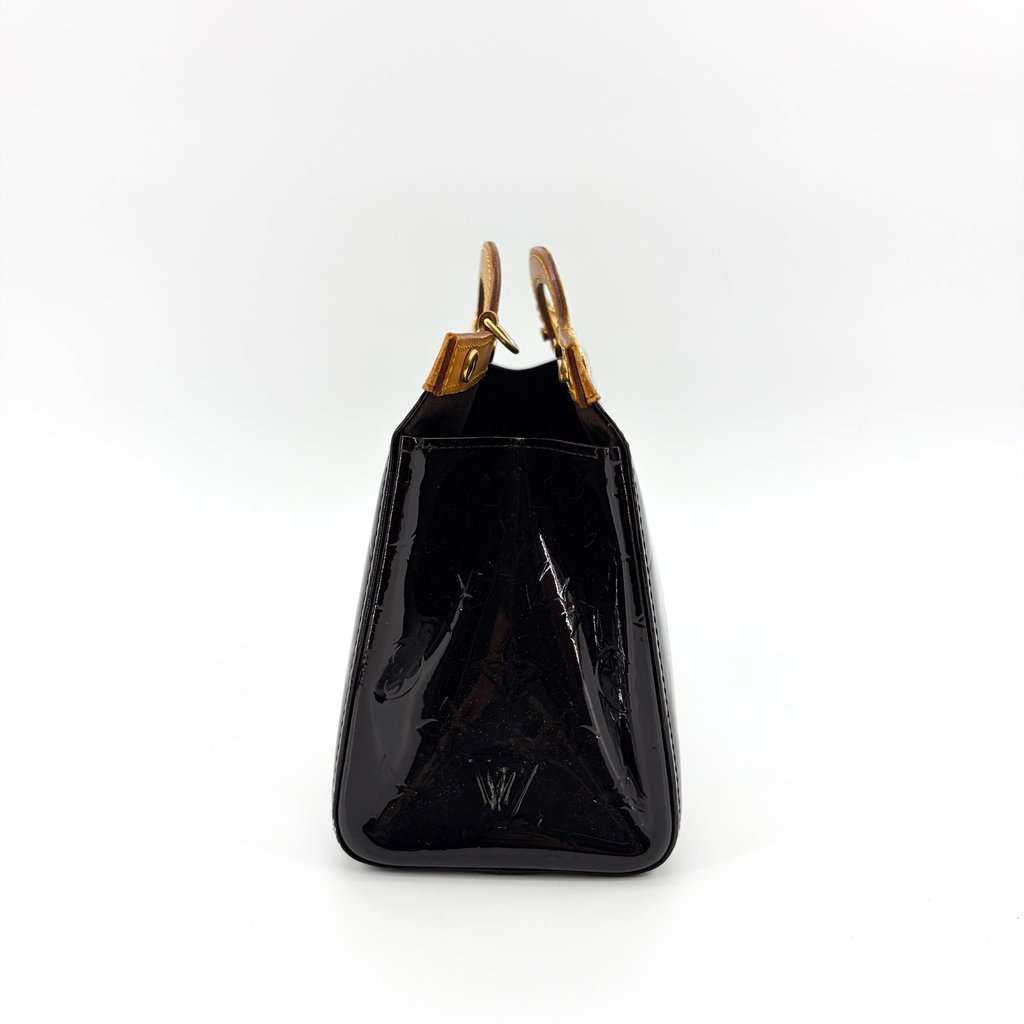 Louis Vuitton Monogram Vernis Roxbury Drive Amalante Brown Leather Good - Model View