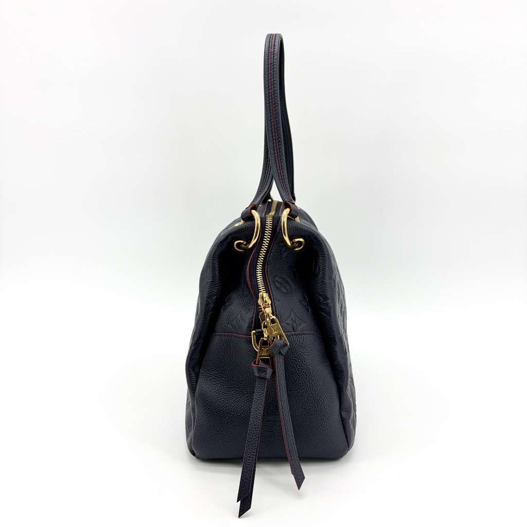 Louis Vuitton Monogram Empreinte Sully PM Marine Rouge Navy Leather Very good - Box View