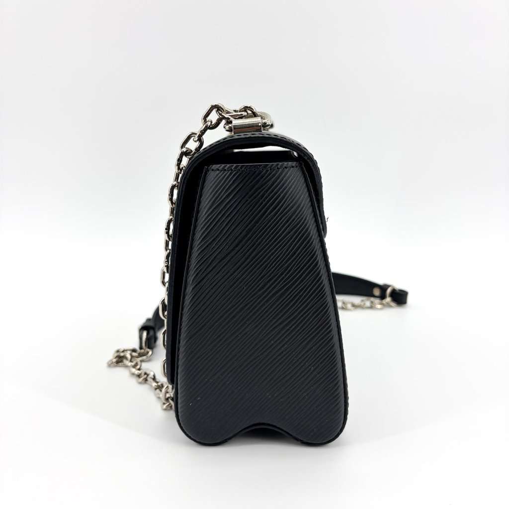 Louis Vuitton Epi Twist MM Black Silver Hardware Black Leather Very good - Model View