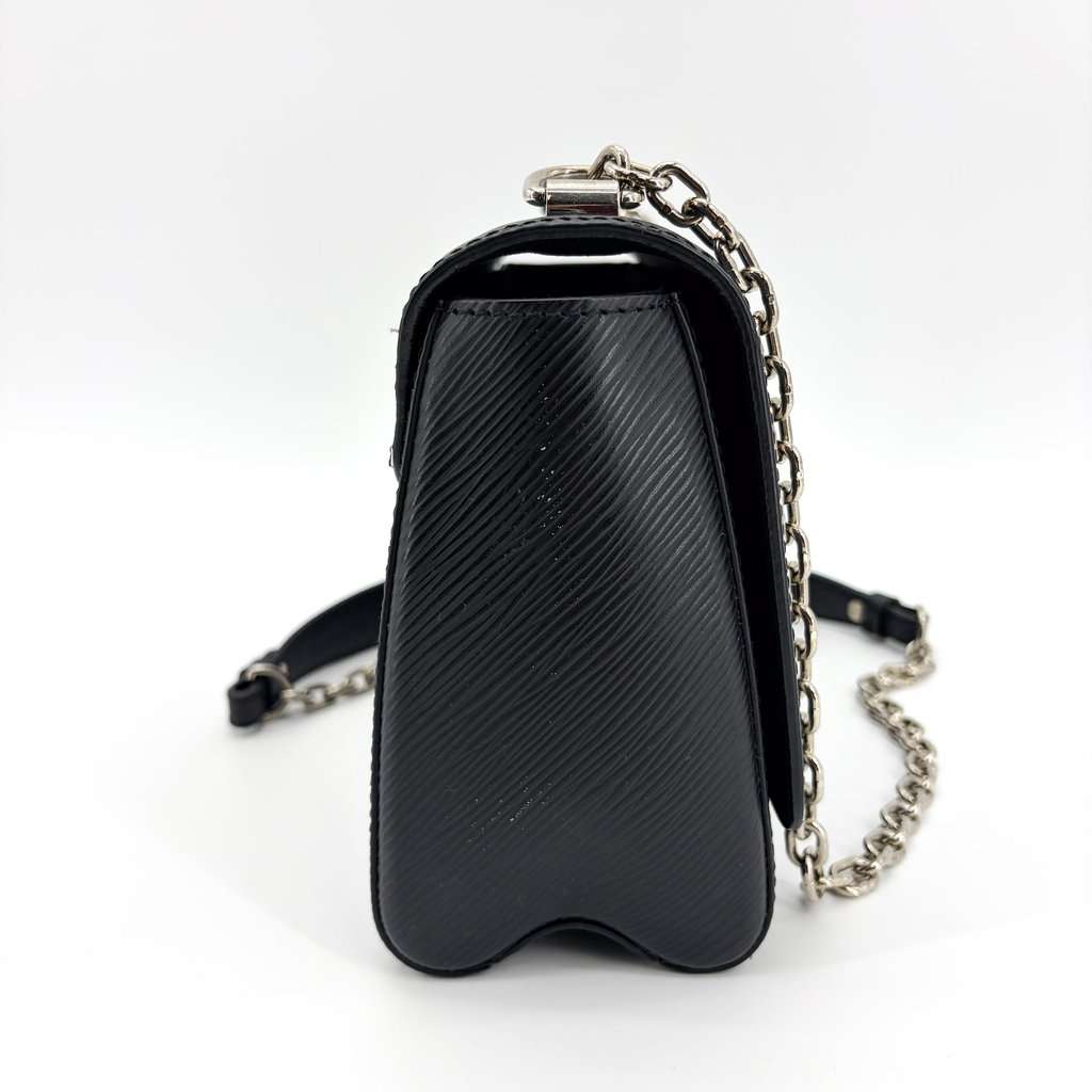 Louis Vuitton Epi Twist MM Black Silver Hardware Black Leather Very good - Box View