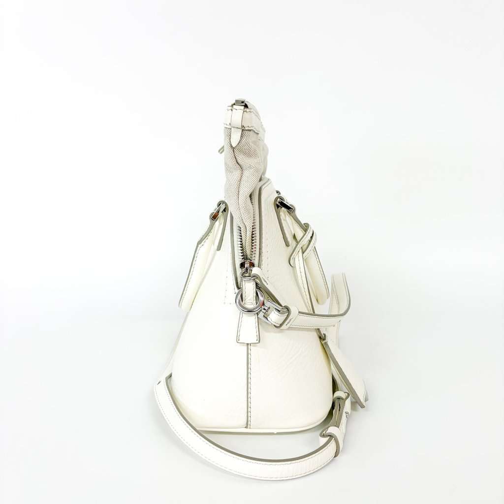 Maison Margiela 5AC Small Handbag White MultiColor Canvas Fair - Inside View