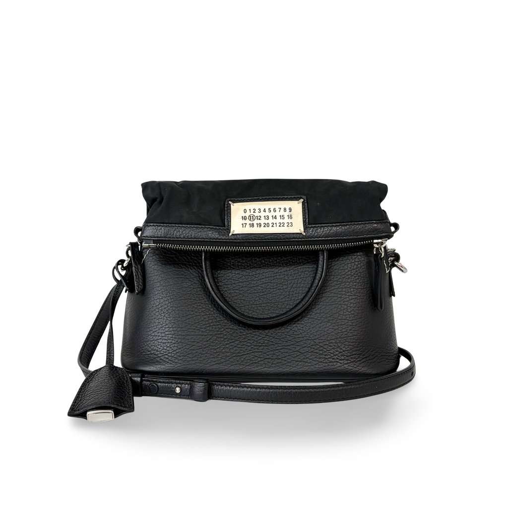 Maison Margiela 5AC Micro Shoulder Bag Black MultiColor Leather Fair - Front View