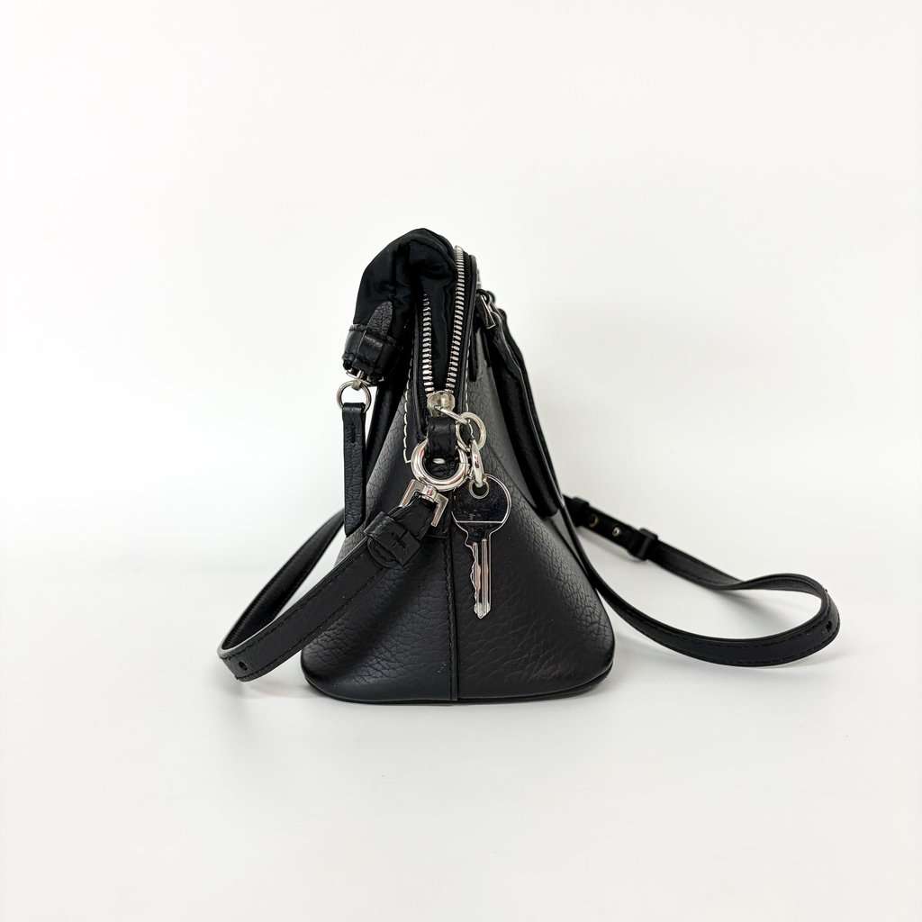 Maison Margiela 5AC Micro Shoulder Bag Black MultiColor Leather Fair - Inside View