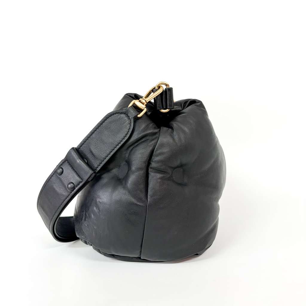 Maison Margiela Glam Slam Medium Shoulder Bag Black MultiColor Leather Good - Inside View
