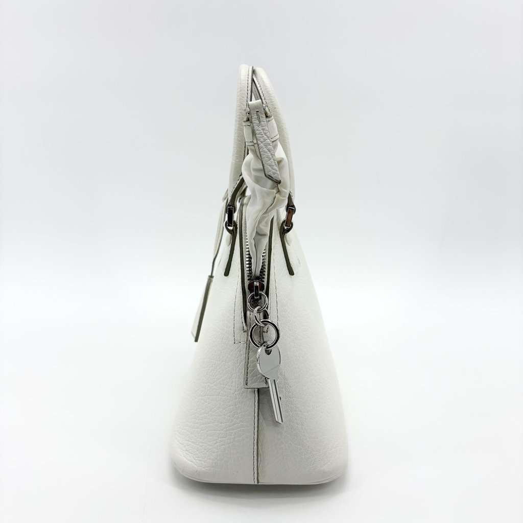 Maison Margiela 5AC Mini Handbag White White Leather Fair - Box View
