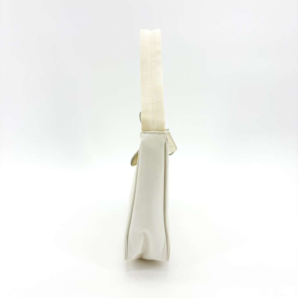Prada Re-edition 2000 Nylon Mini Bag White White Polyamide Good - Box View