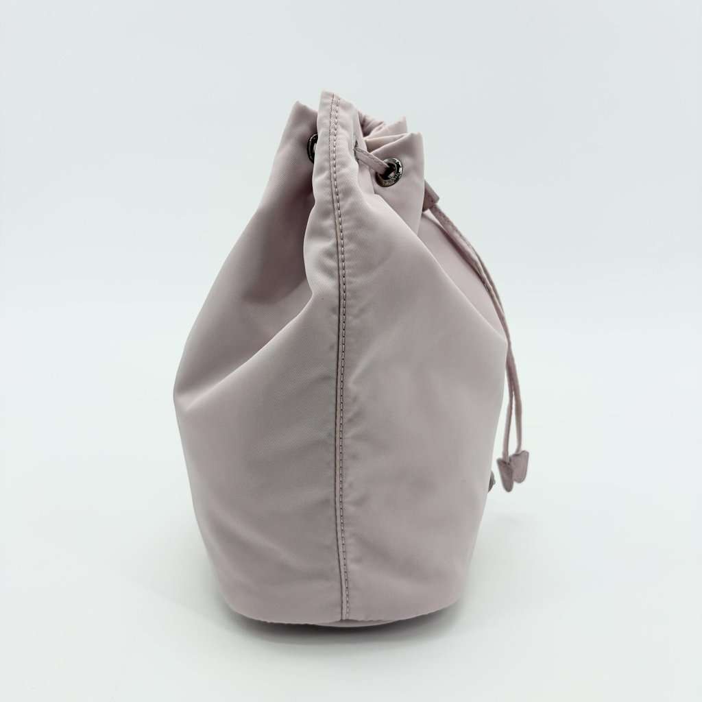 Prada Re-Nylon Drawstring Pouch Alabaster Pink Pink Polyamide Very good - Box View