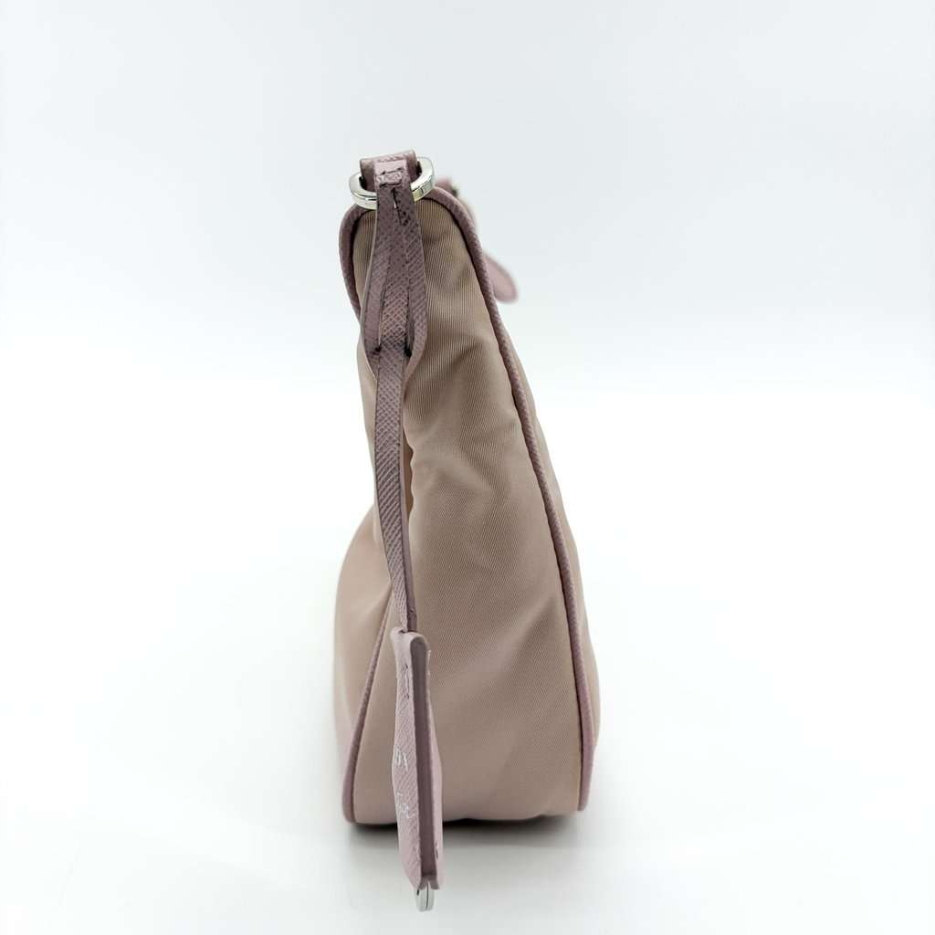 Prada Re-edition 2005 Nylon Mini Bag Alabaster Pink Pink Polyamide Fair - Box View