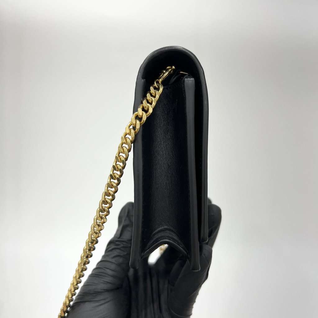 Saint Laurent WOC Tassel Kate Bag Black Leather Good - Box View