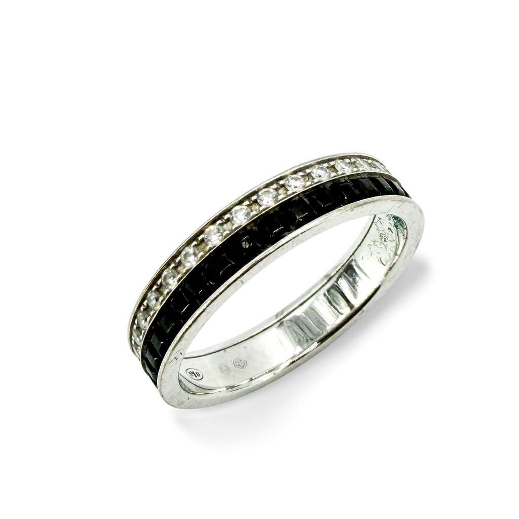 Boucheron Quattro Black Edition Wedding Band Ring MultiColor White Gold Very good - Front View