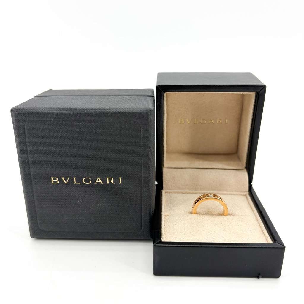 Bvlgari Bulgari Bulgari 1P Diamond Yellow Gold Ring Gold Diamond Very good - Back View