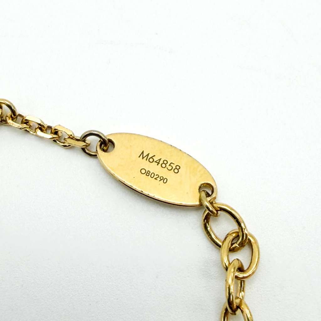 Louis Vuitton Sweet Monogram Bracelet Gold Gold Gold Very good - Model View