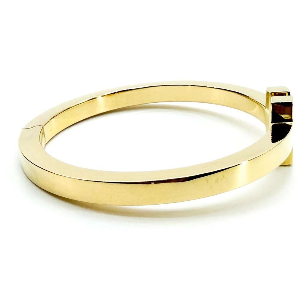 Tiffany & Co Tiffany T Square Bracelet 18K Yellow Gold Gold Gold Very good - Box View