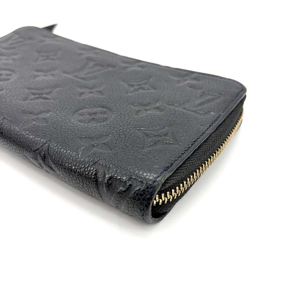 Louis Vuitton Zippy Wallet Monogram Empreinte Noir Black Leather Fair - Box View