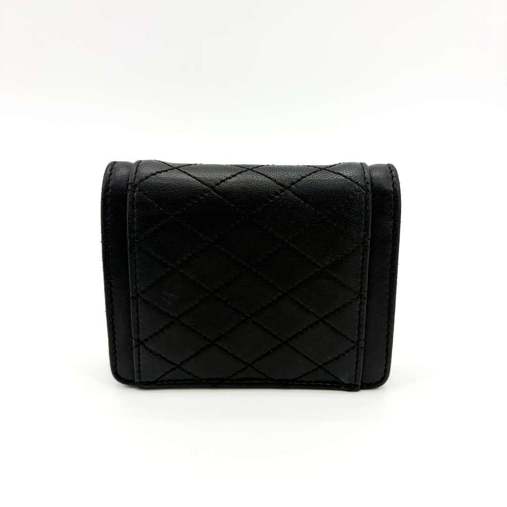 Saint Laurent Gabi Micro Bag Quilted Lambskin Black Black Leather Good - Inside View