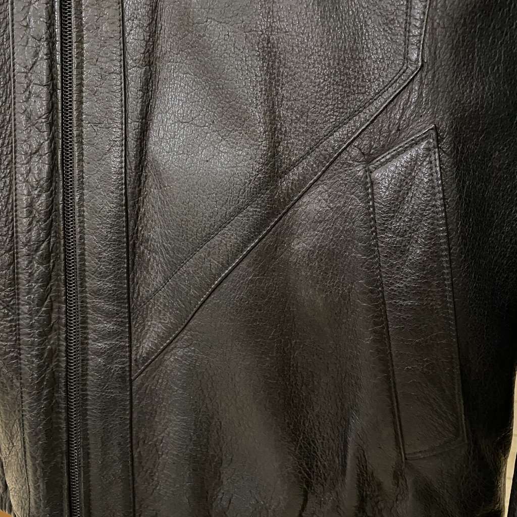 ZILLI Pecari Leather Jacket Black Leather Good condition - Box View