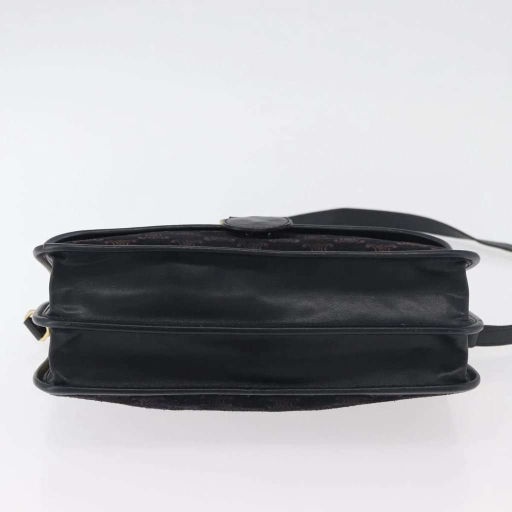 Celine Sholder Bag Black Canvas Good condition - Inside View