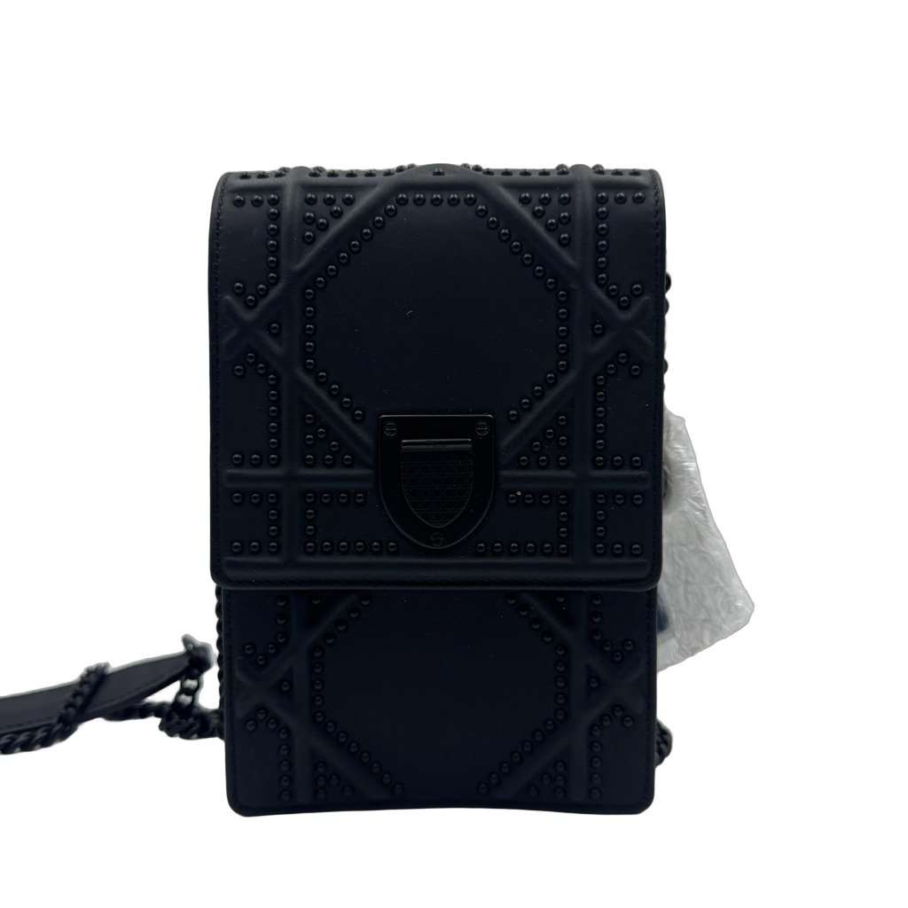 Dior Diorama Black Leather Very good - Front View