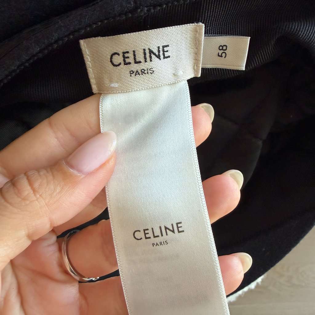 Celine Celine Black Wool Never worn - Inside View