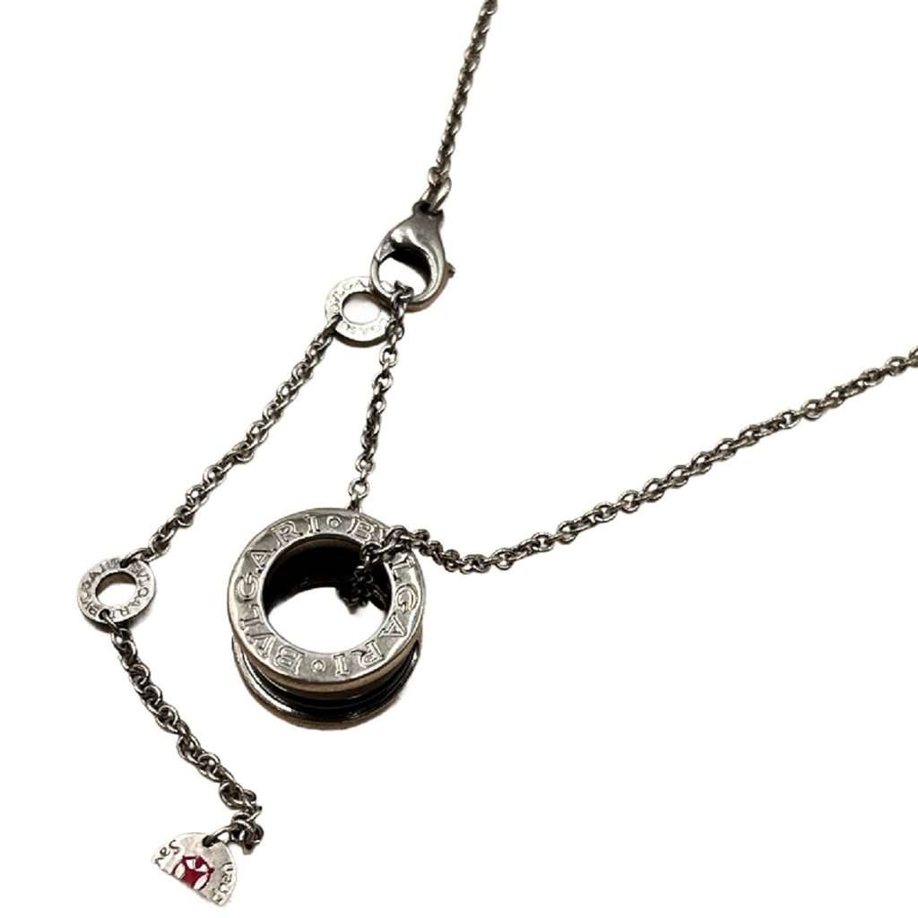 Bulgari Save the Children Necklace - '20s Black Lace Good - Front View