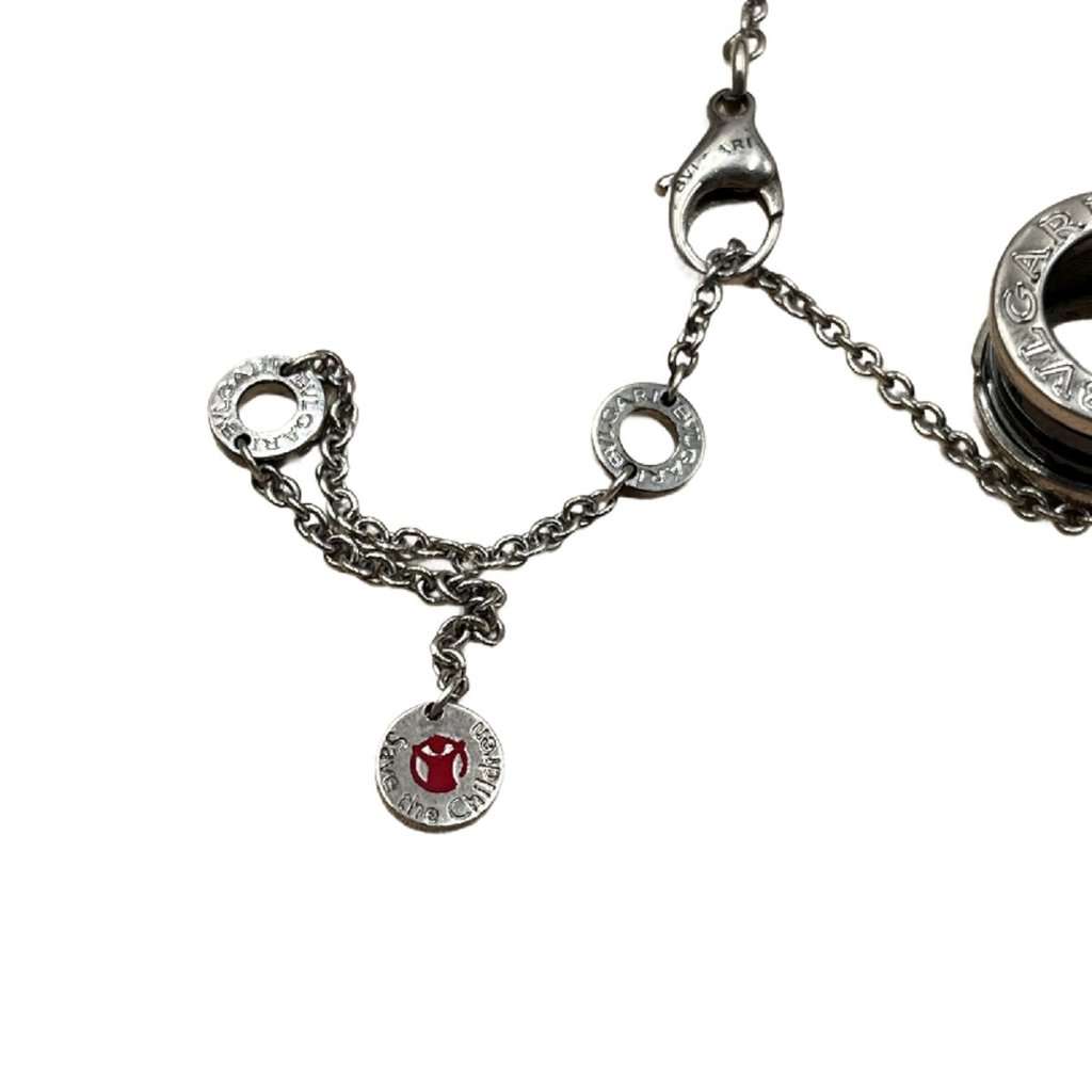 Bulgari Save the Children Necklace - '20s Black Lace Good - Back View