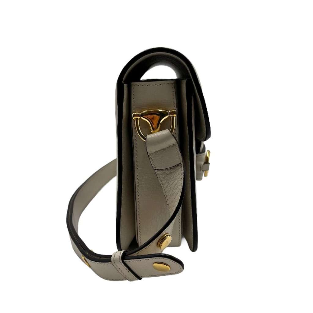 Gucci 1955 Horsebit Bag - '20s White Good - Model View