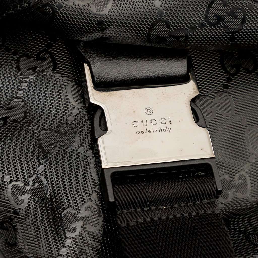 Gucci GG Imprime Messenger Bag - '10s Silver Canvas Good - Box View