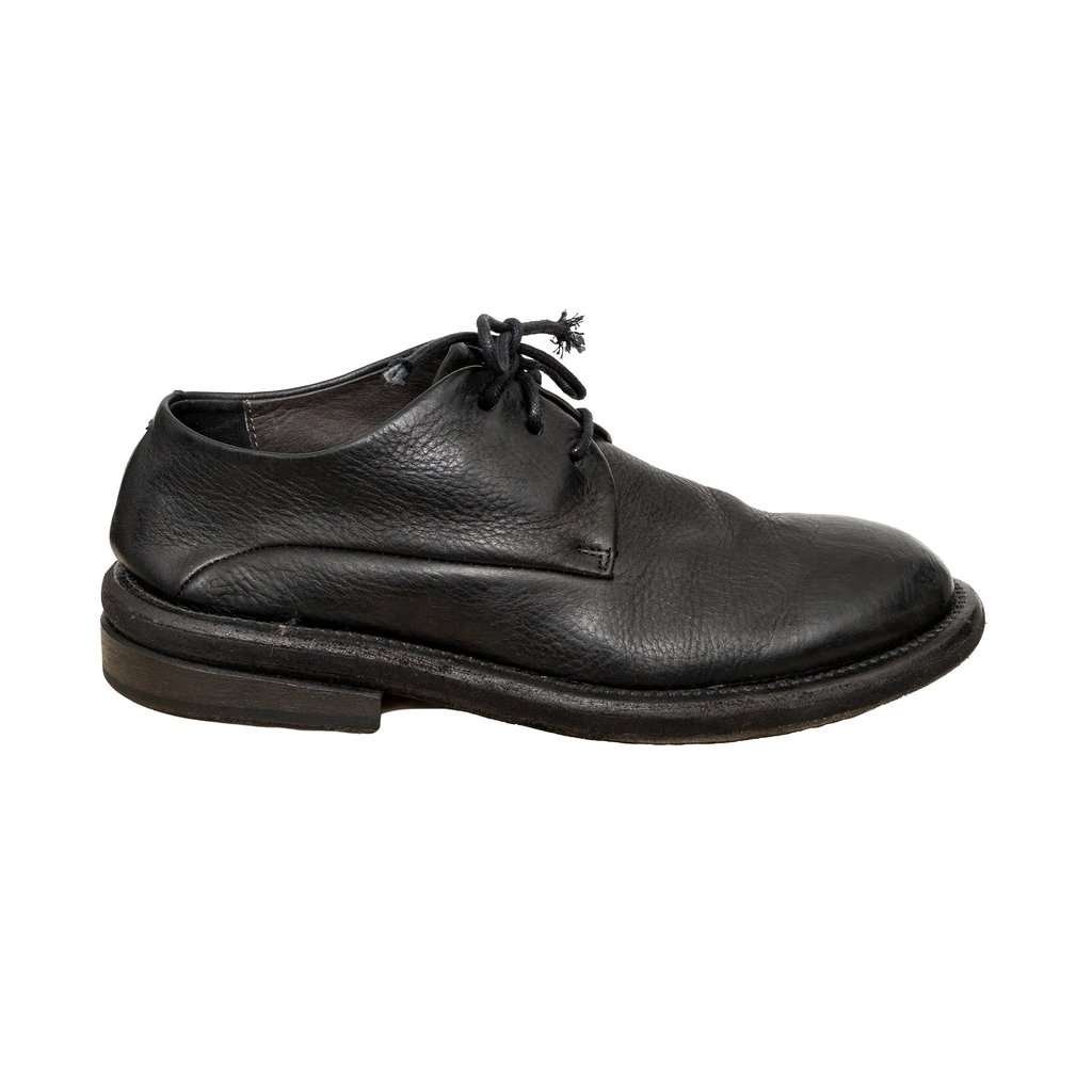 Unsigned Marsèll Gommello Derby Shoes - '10s Black Lace Good - Front View