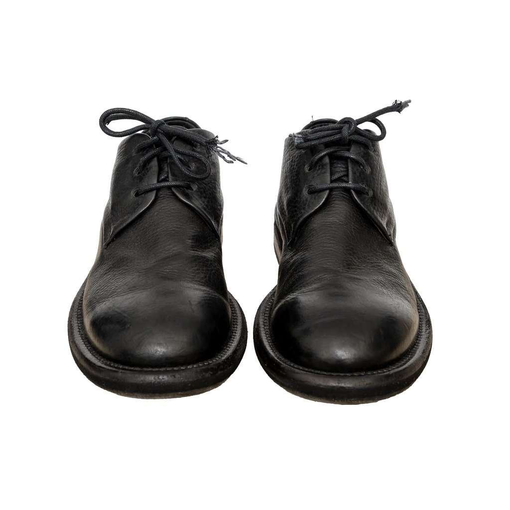 Unsigned Marsèll Gommello Derby Shoes - '10s Black Lace Good - Model View