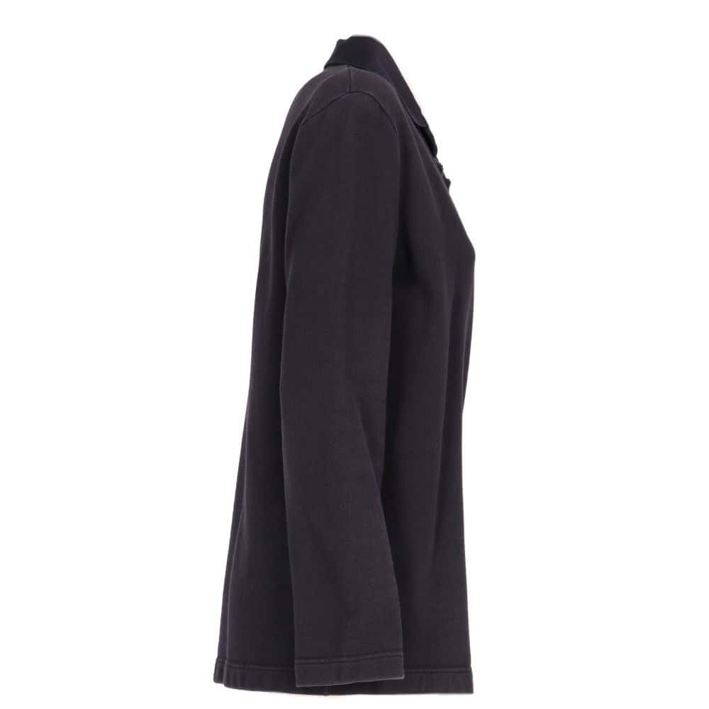 Chanel Navy Blue Cotton Cardigan - 2000s Navy Cotton Good - Inside View