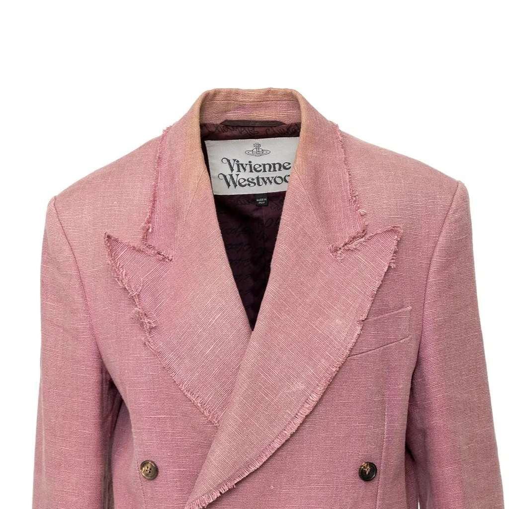 Vivienne Westwood Coat - '10s Pink Canvas Good - Model View