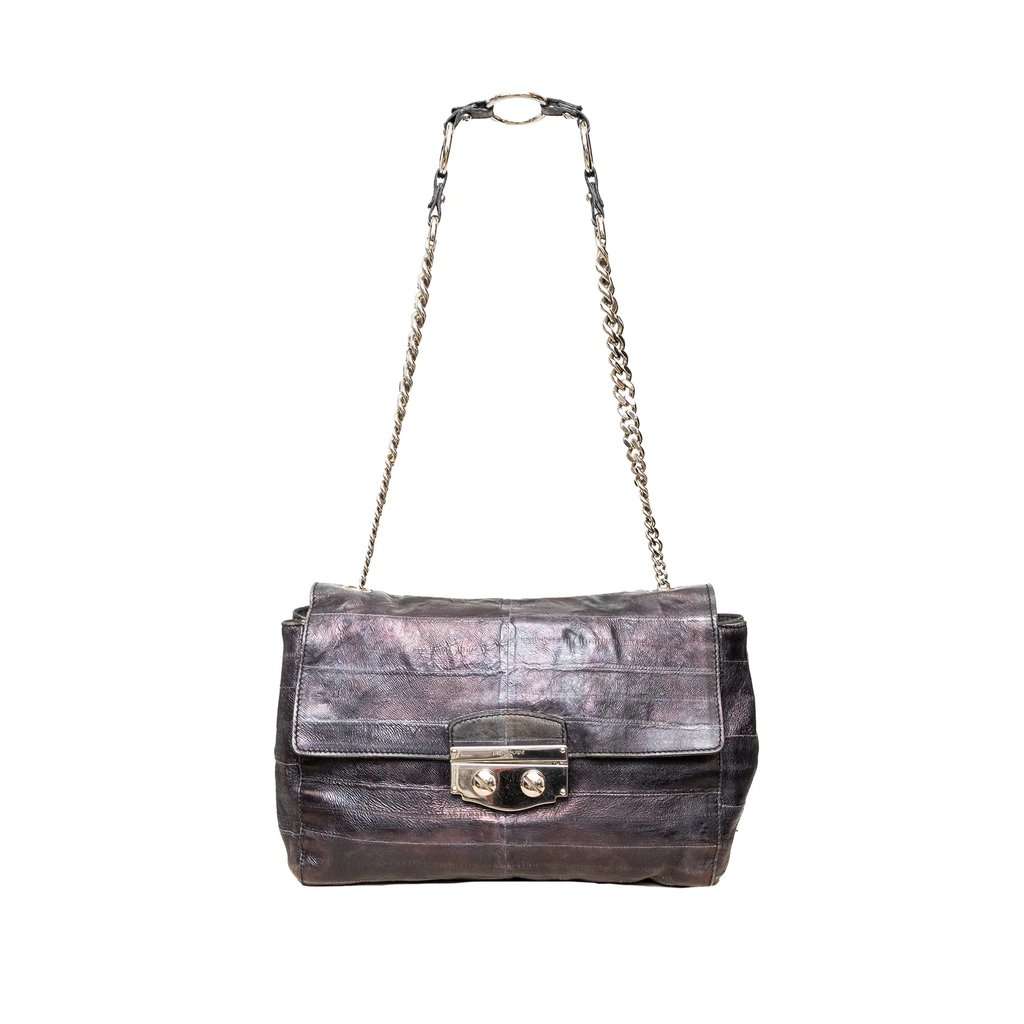 Yves Saint Laurent Sac Le Sixieme Bag - '00s Black Leather Good - Front View