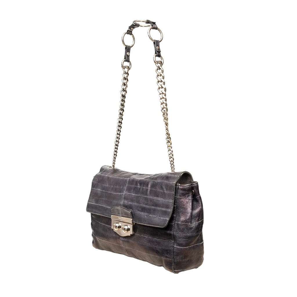 Yves Saint Laurent Sac Le Sixieme Bag - '00s Black Leather Good - Back View