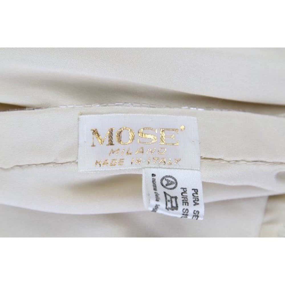 Unsigned White Silk Dress - '70s White Silk Good - Box View