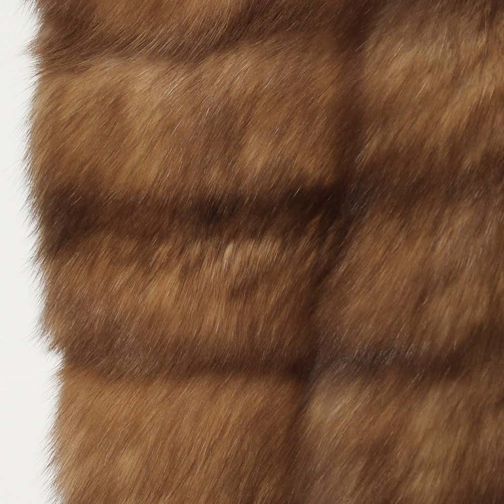 Gianfranco Ferré Brown Marten Fur Scarf - 2000s Brown Good - Box View