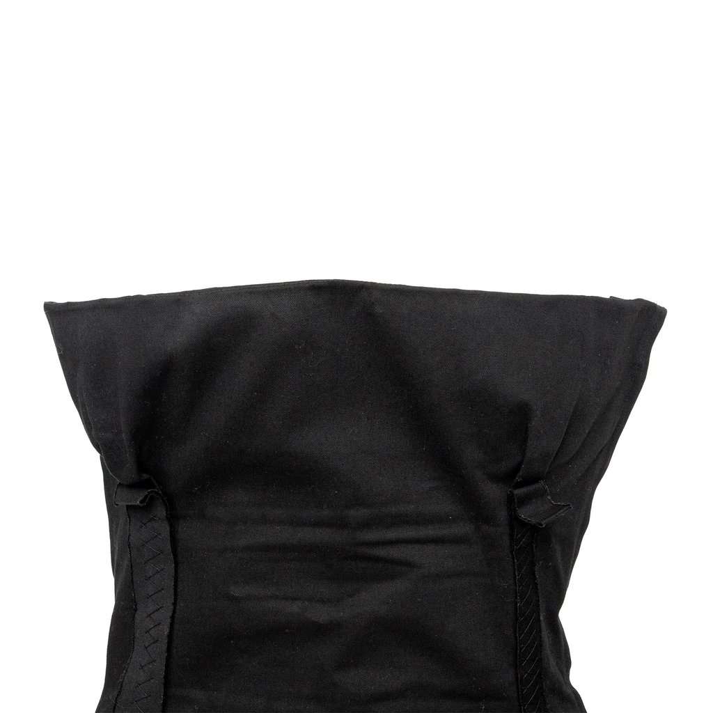 Yohji Yamamoto Strapless Dress - '90s MultiColor Cotton Good - Model View