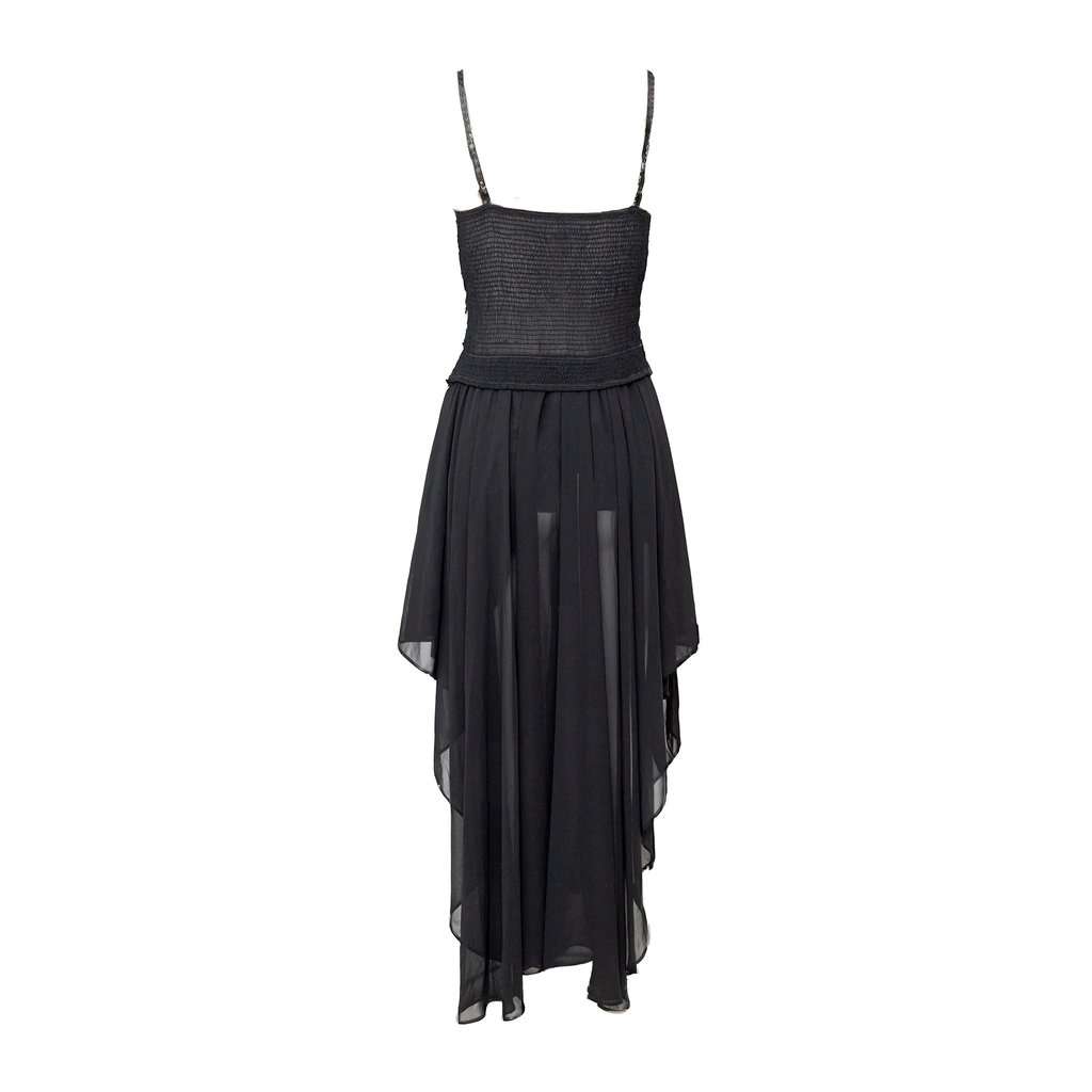 La Perla Ritmo di Perla Sequin Dress - '90s Black Good - Inside View