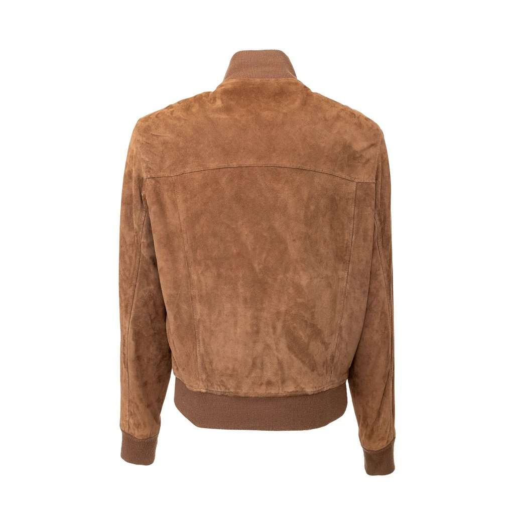 Unsigned Oriani Suede Jacket - '10s Brown Suede Good - Inside View