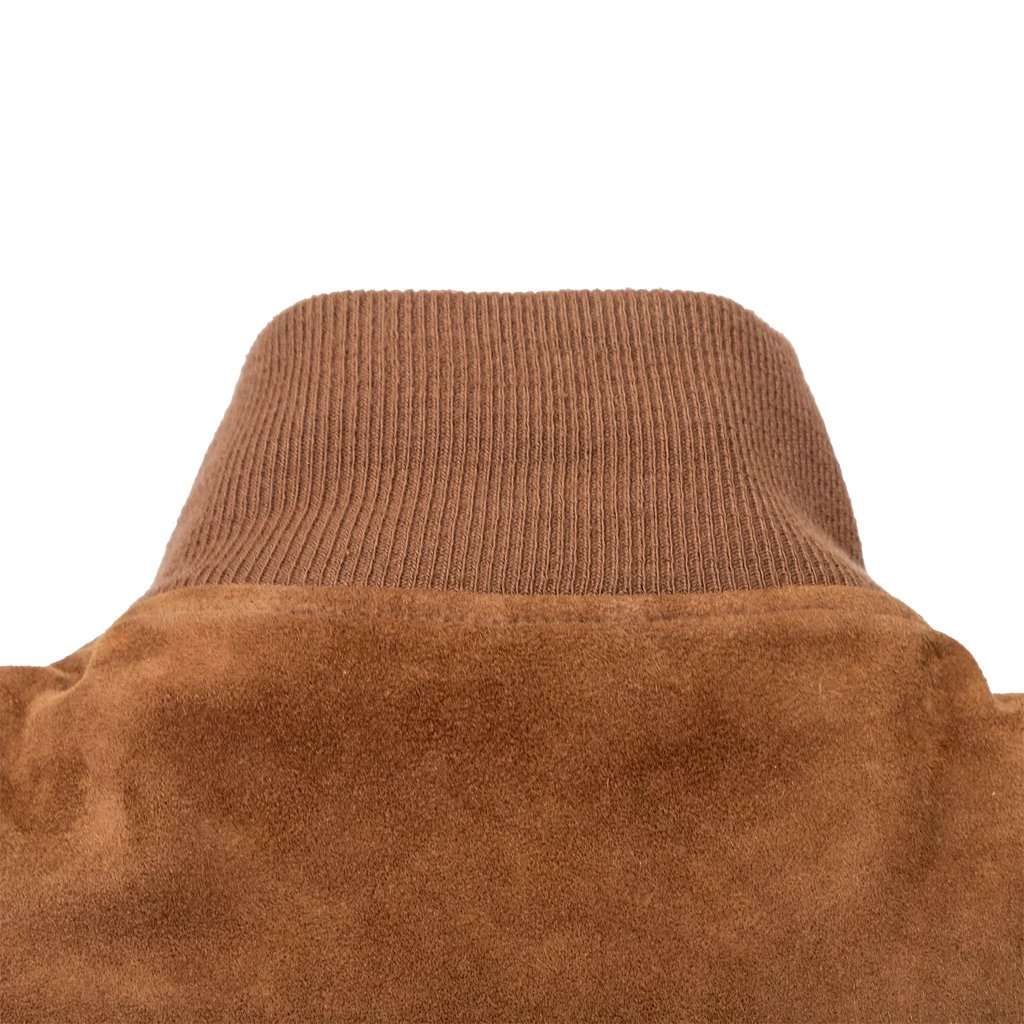 Unsigned Oriani Suede Jacket - '10s Brown Suede Good - Box View