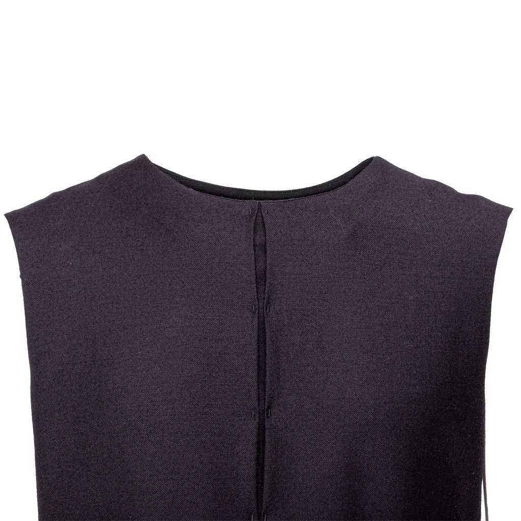 Jil Sander Wool Top - '10s Navy Wool Good - Inside View