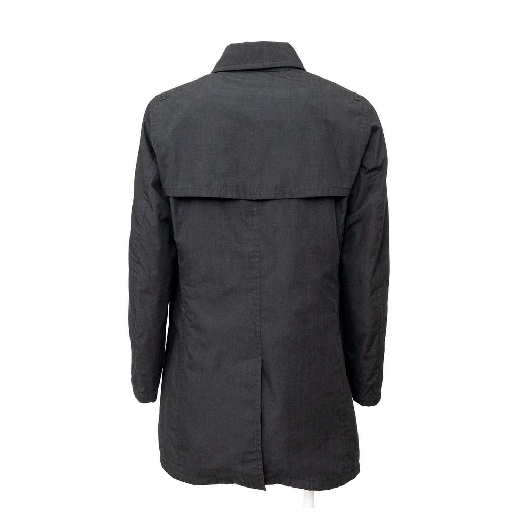 Prada Short Trench - '10s Grey Good - Inside View