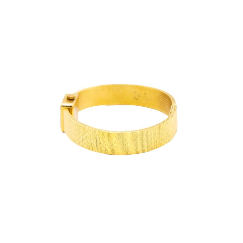 Cartier Vintage 18k Gold Square Roman Watch - '70s Gold Good - Box View