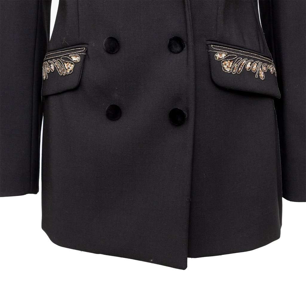 Etro Embroidered Blazer - '10s Red Wool Good - Box View