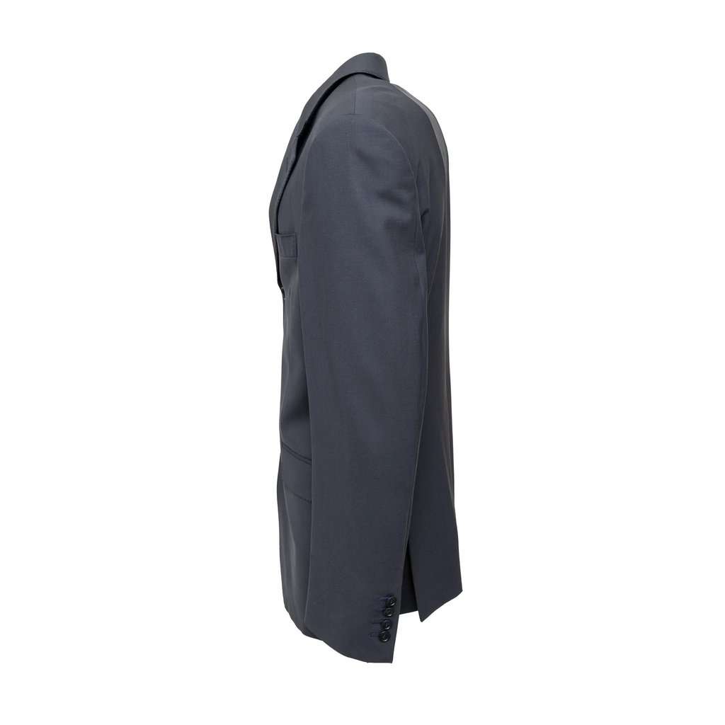Unsigned Zari Sartorial Suit with Vest - '10s Grey Wool Good - Model View