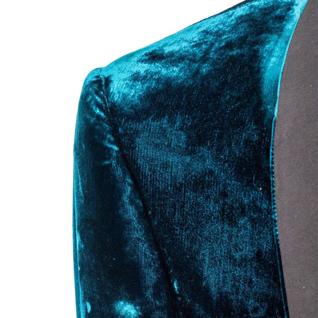 Bally Velvet Blazer - '10s Black Velvet Good - Box View