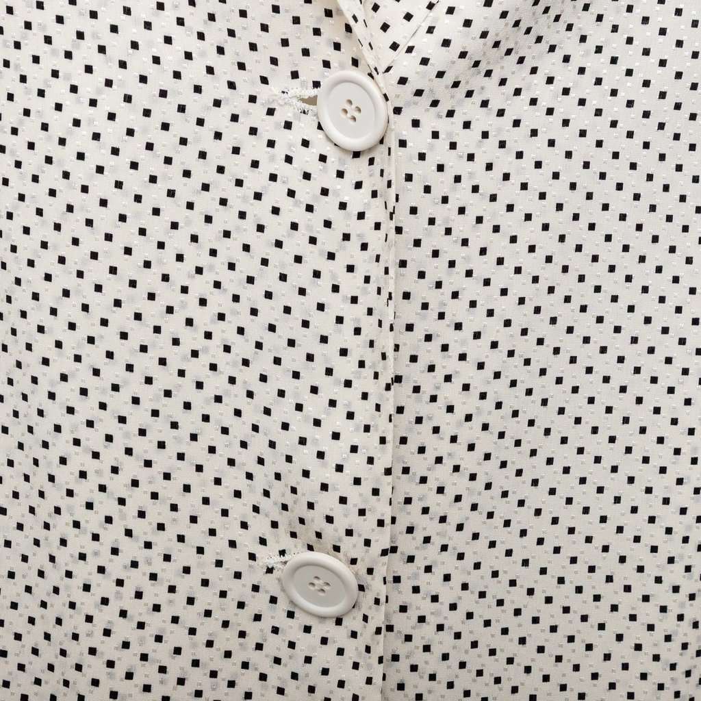 Unsigned Silk Top - '10s White Silk Good - Box View