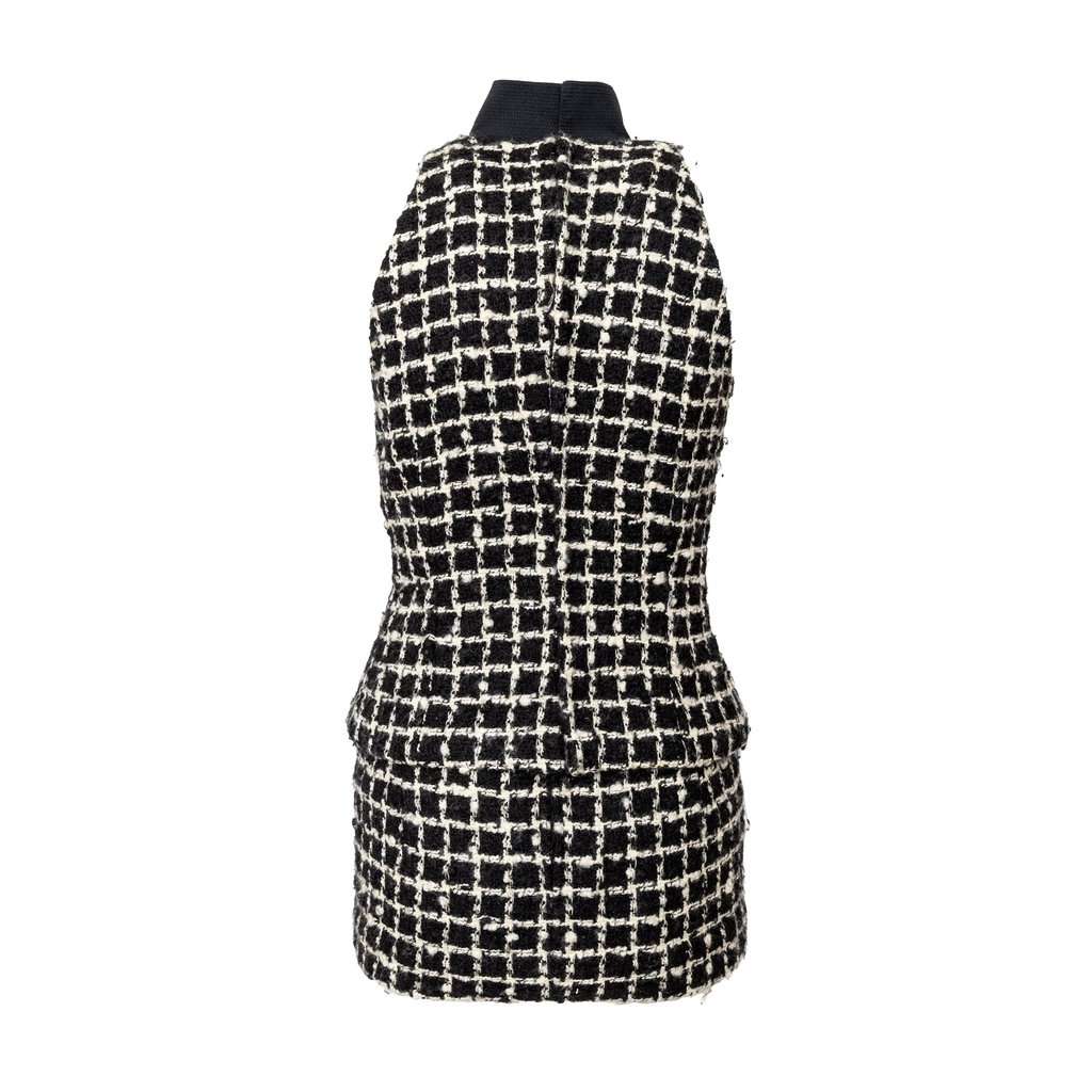Versace Vintage Tweed Set - '90s MultiColor Tweed Good - Inside View