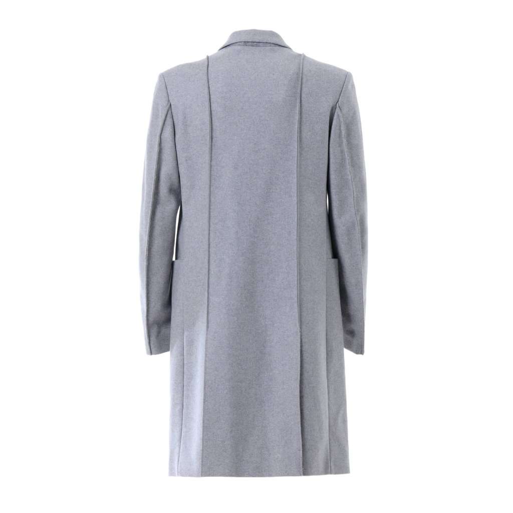 Maison Margiela Maison Martin Margiela Wool Overcoat - '10s Grey Wool Good - Inside View